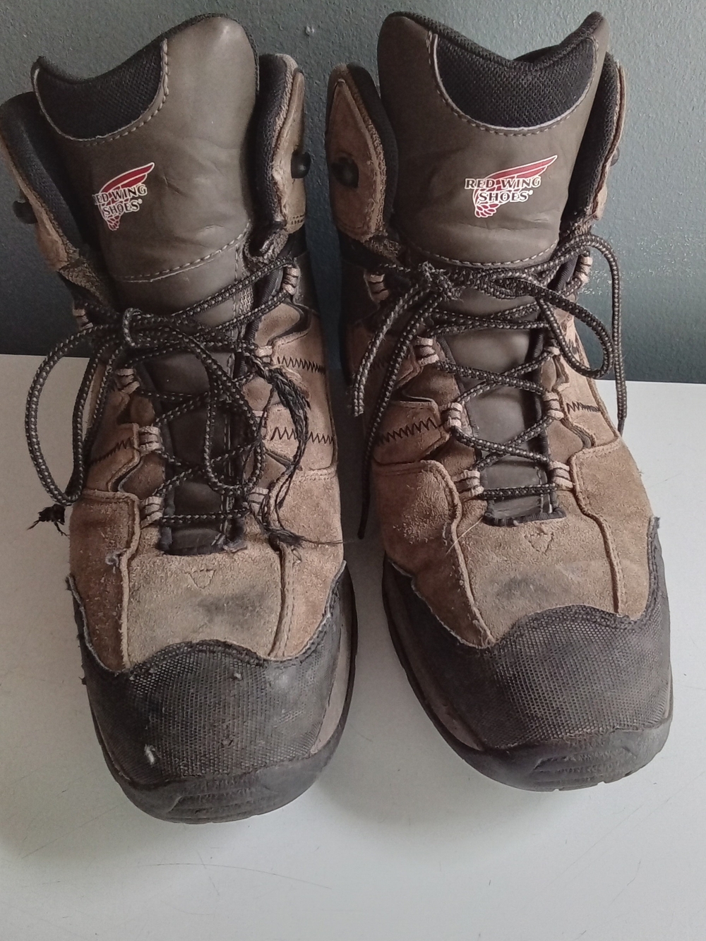 Red Wing Shoes Brown and Dark Brown Men's Work Boots